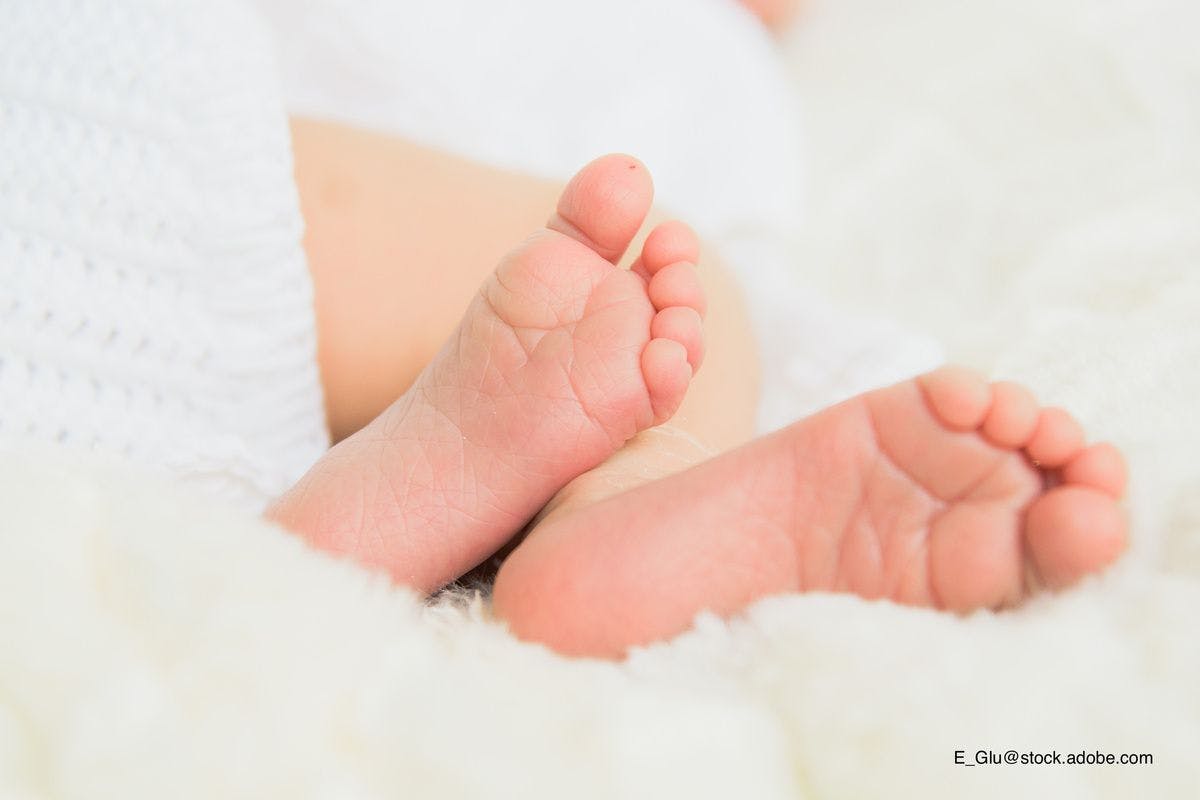 feet of a baby