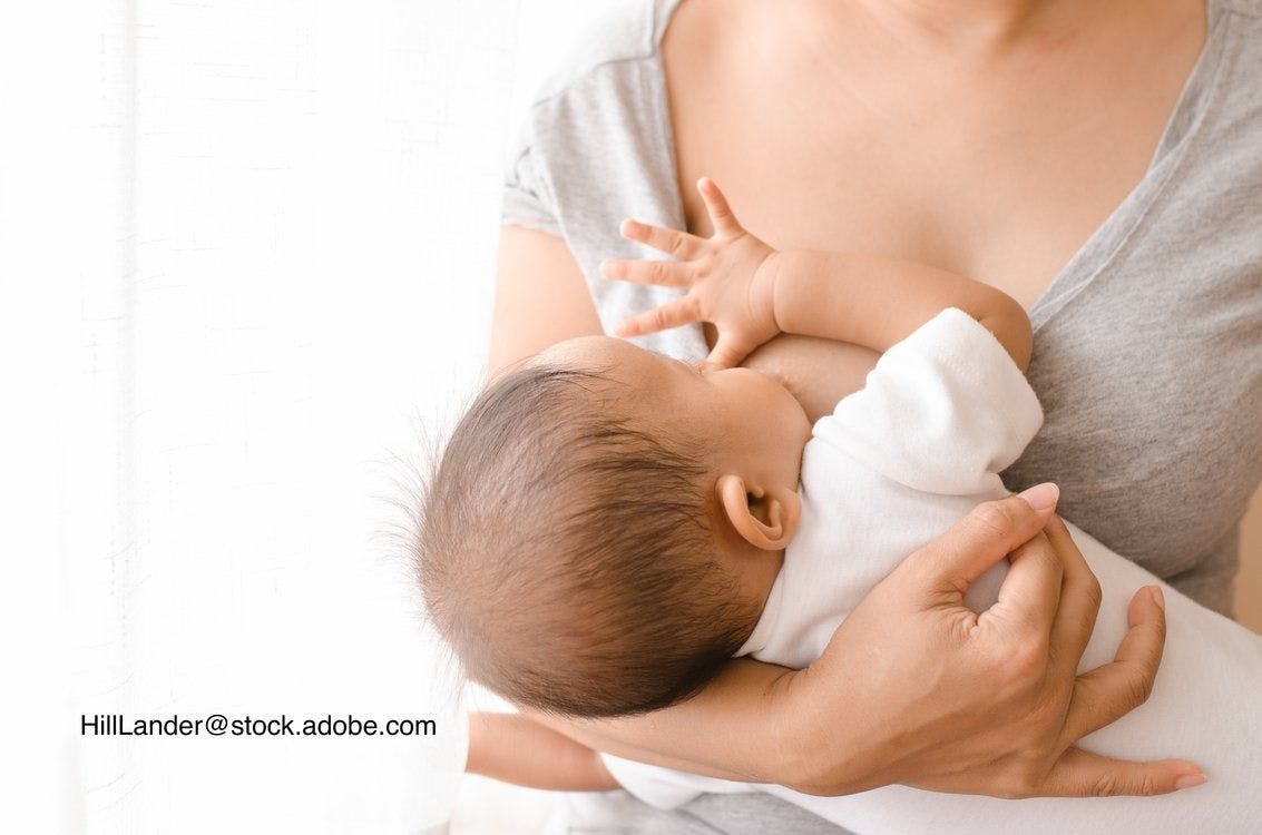 image of mother breastfeeding baby