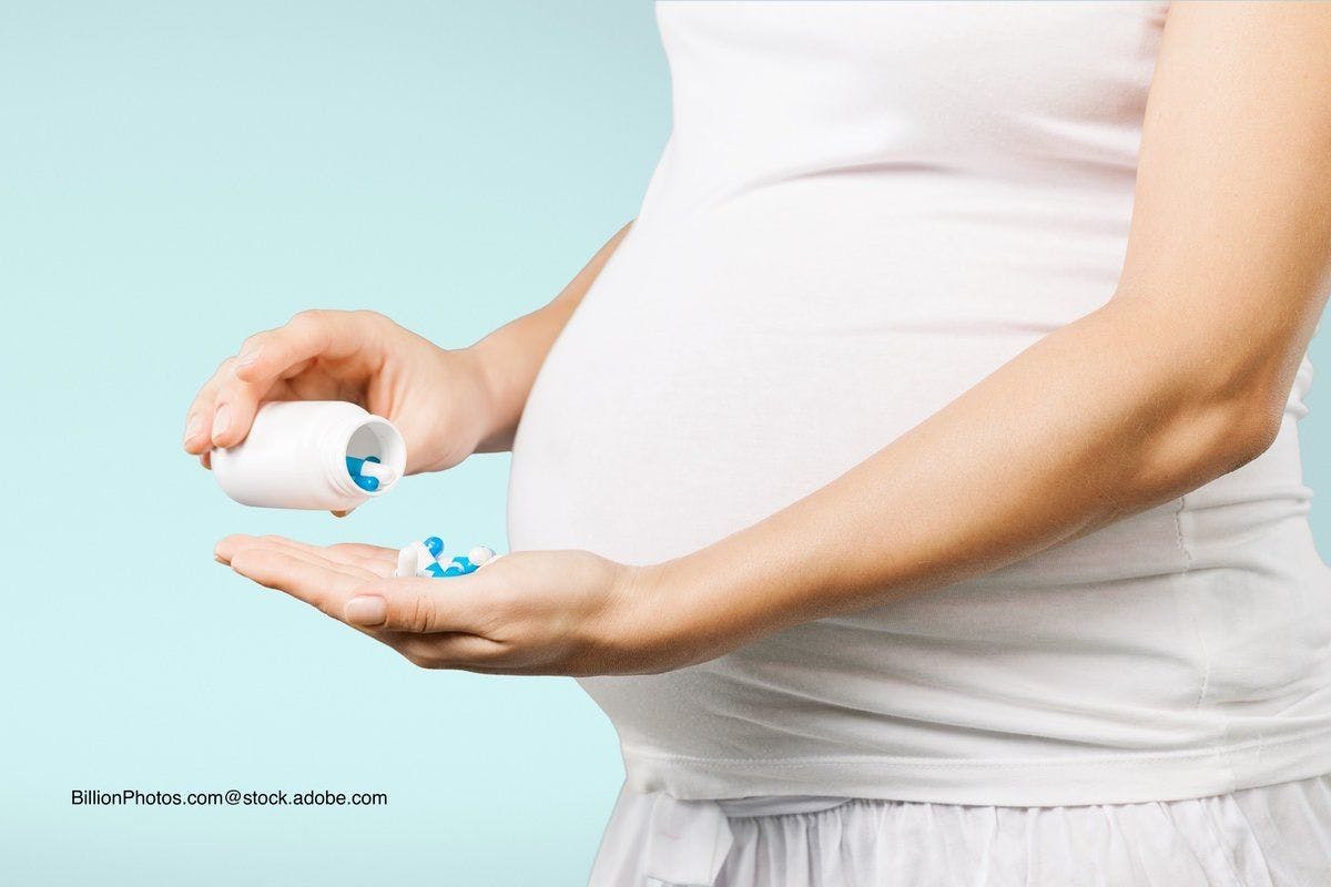 pregnant woman with medication