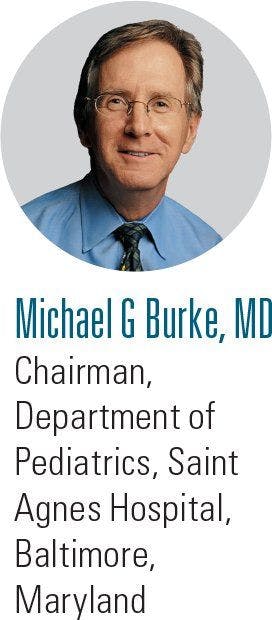 headshot of Michael G Burke, MD