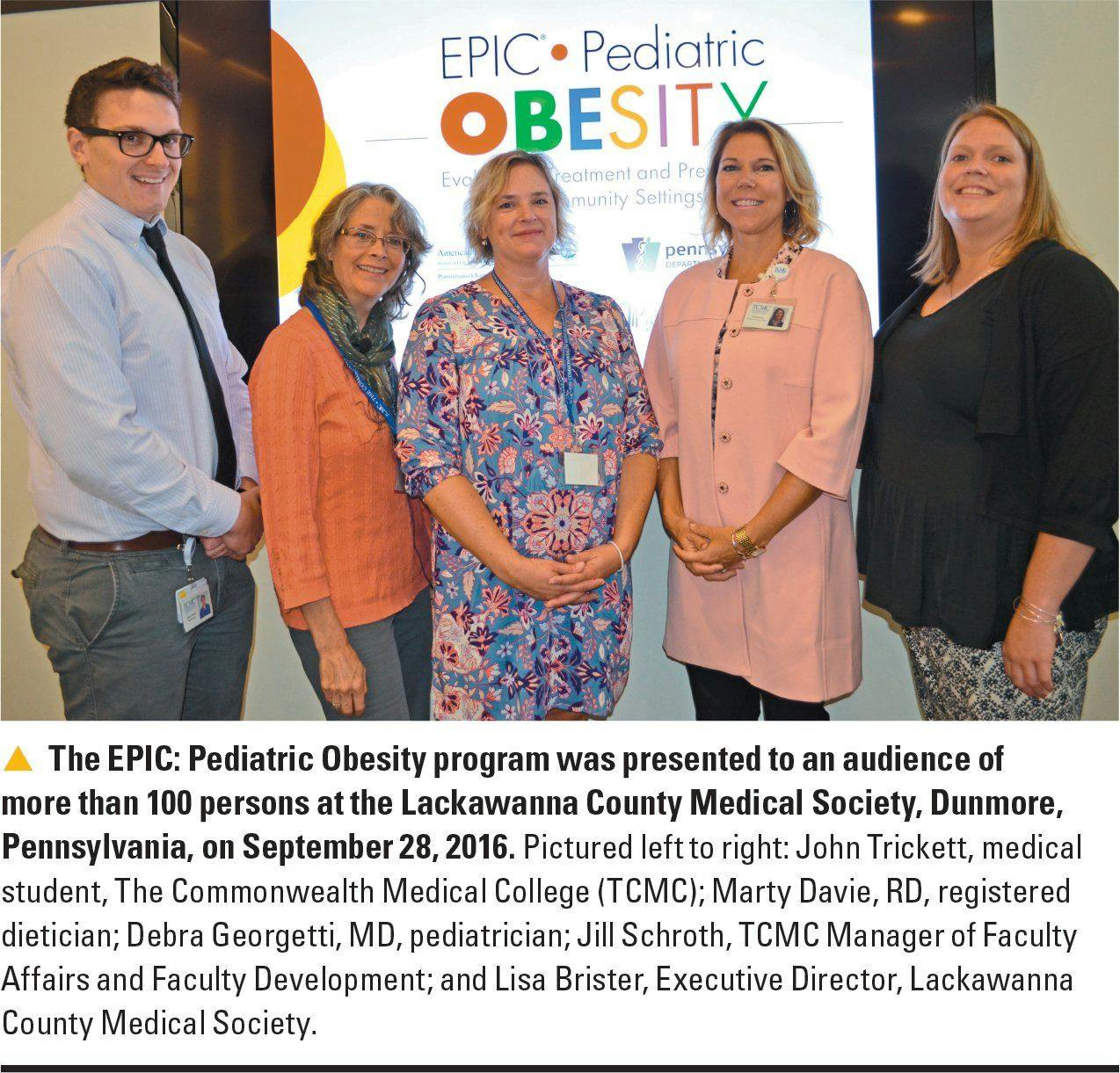 EPIC Pediatric Obesity program presents at Lackawanna Count Medical Society