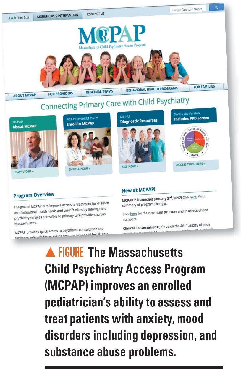 Image of Massachusetts Child Psychiatry Access Program