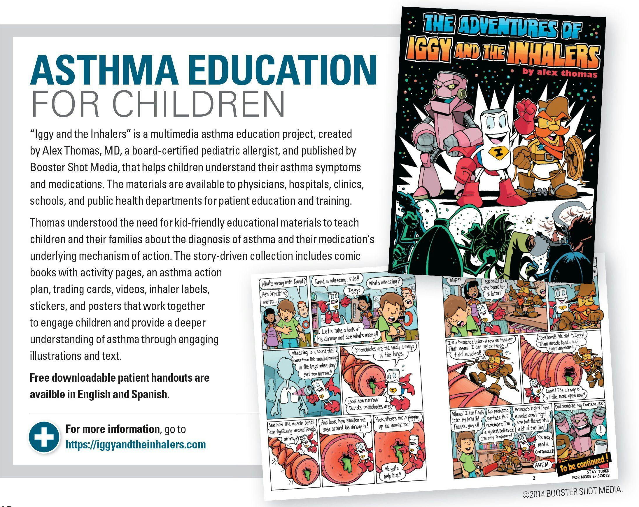 sidebar looking at asthma education for children