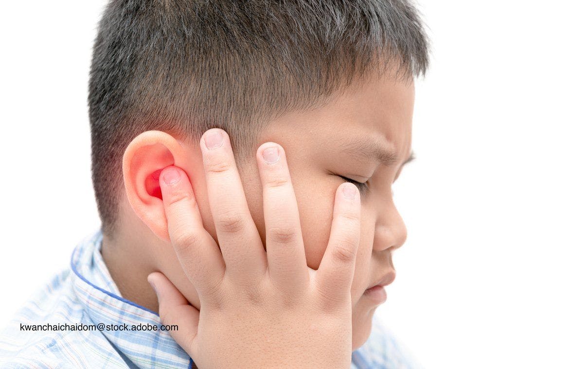 child with ear pain