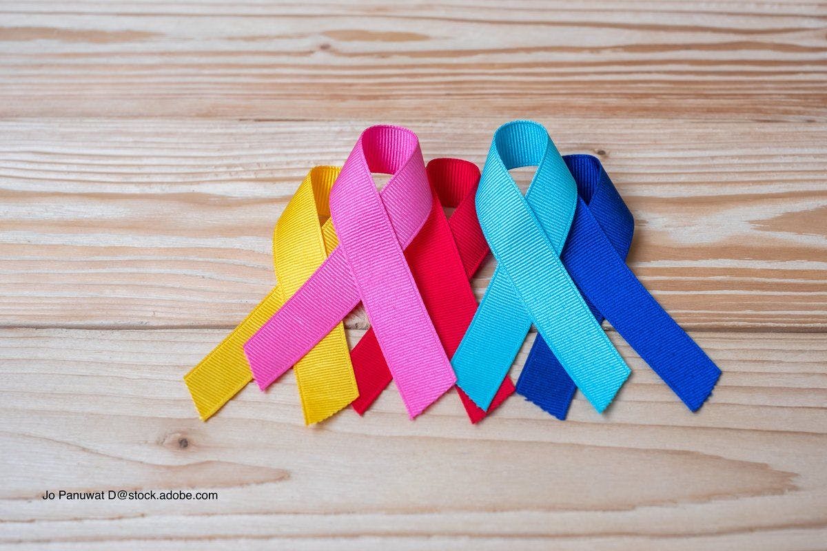 collection of cancer support ribbons