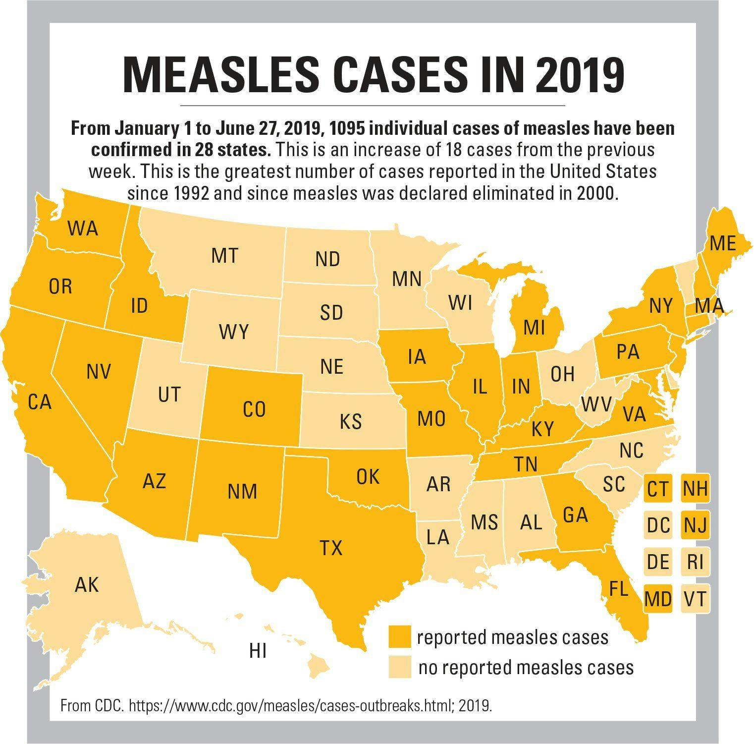 map of measles cases in 2019
