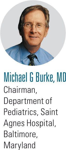 headshot of Michael G Burke, MD
