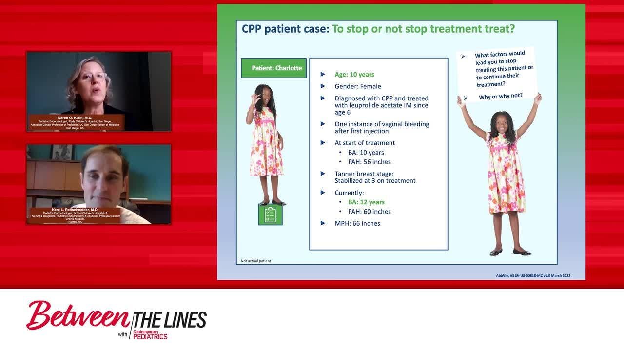 CPP Patient Case: When to Stop Treatment