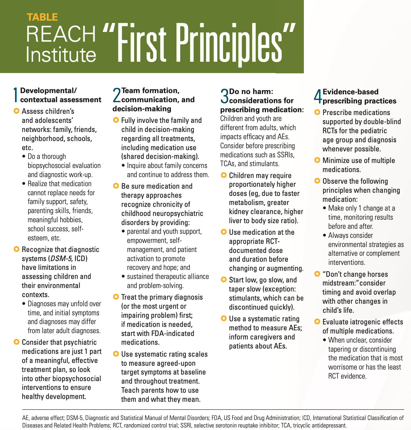 REACH Institute "First Principles"