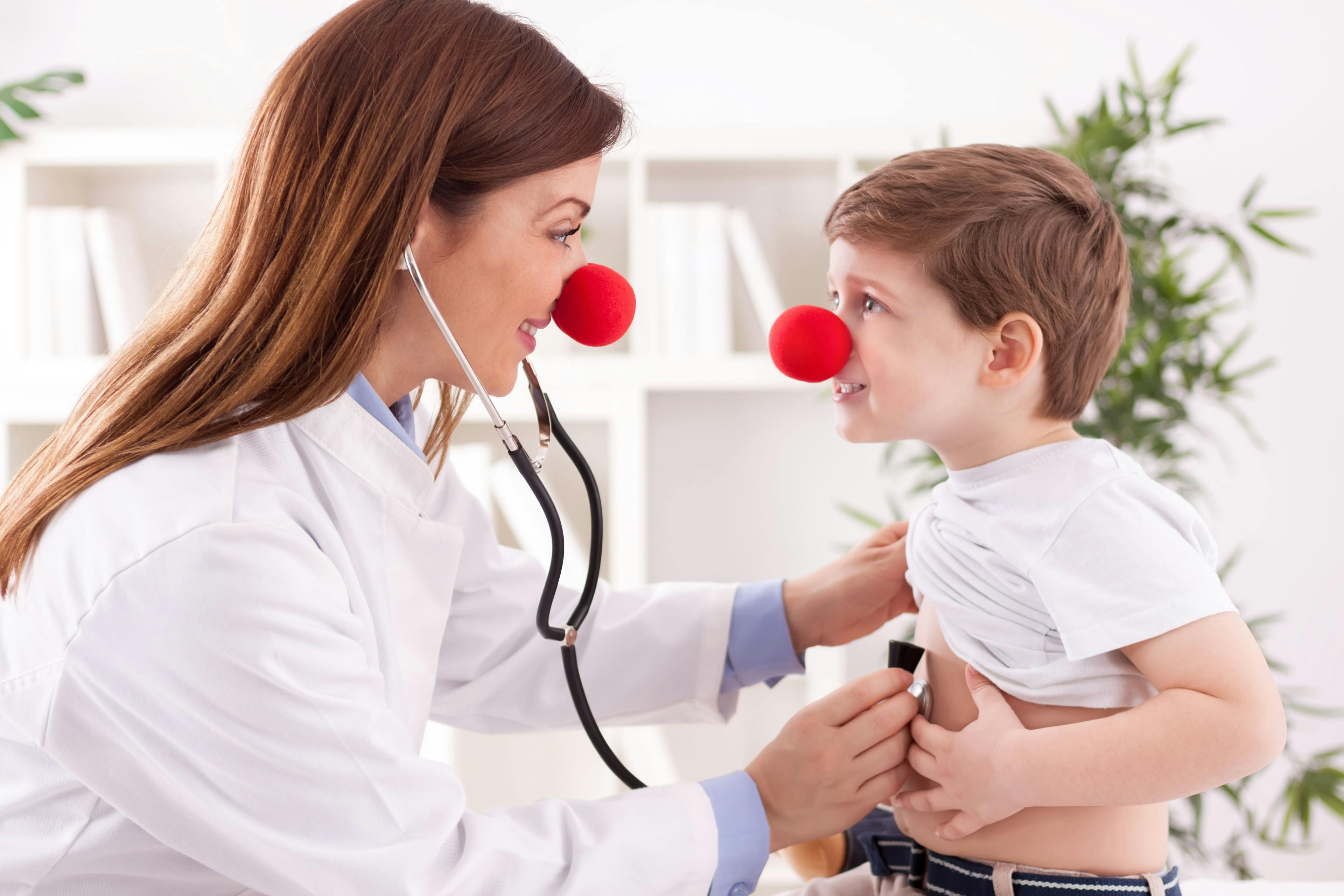 pediatrician and child