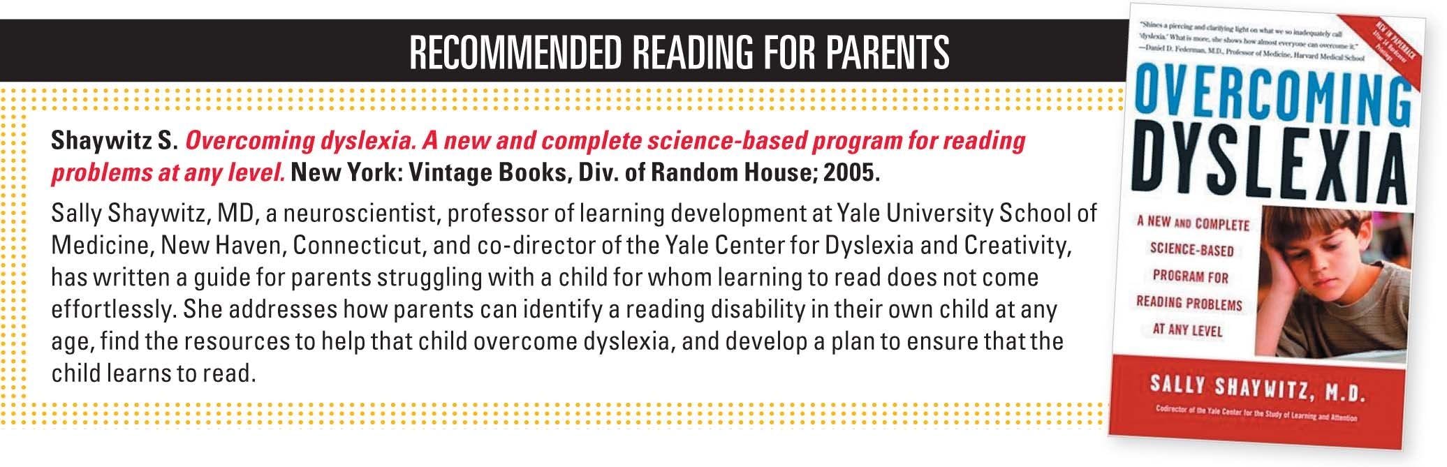 Recommended reading for parents
