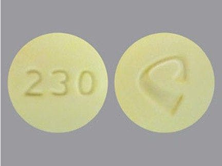Figure A: Acetaminophen 325 mg/oxycodone hydrochloride