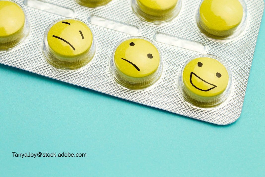 image of pills showing depression