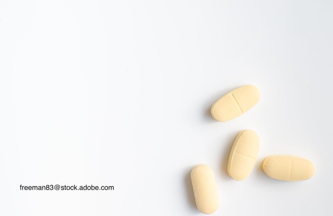 image of antibiotics on a white background