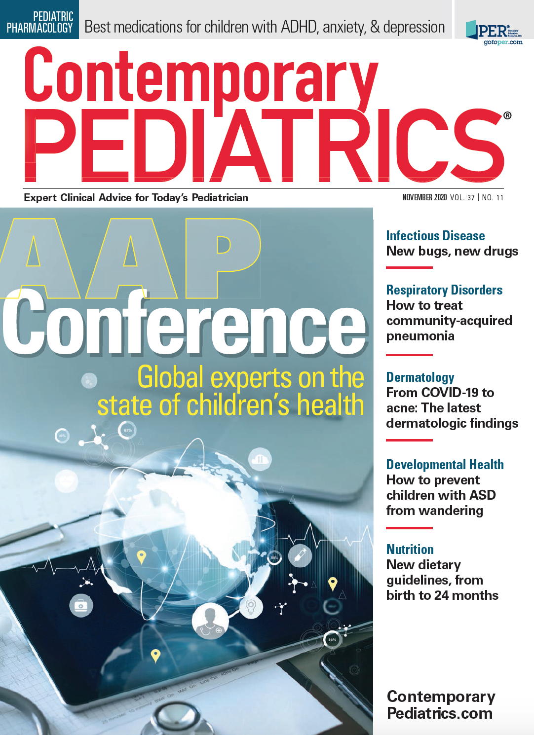 November 2020 cover of COntemporary Pediatrics