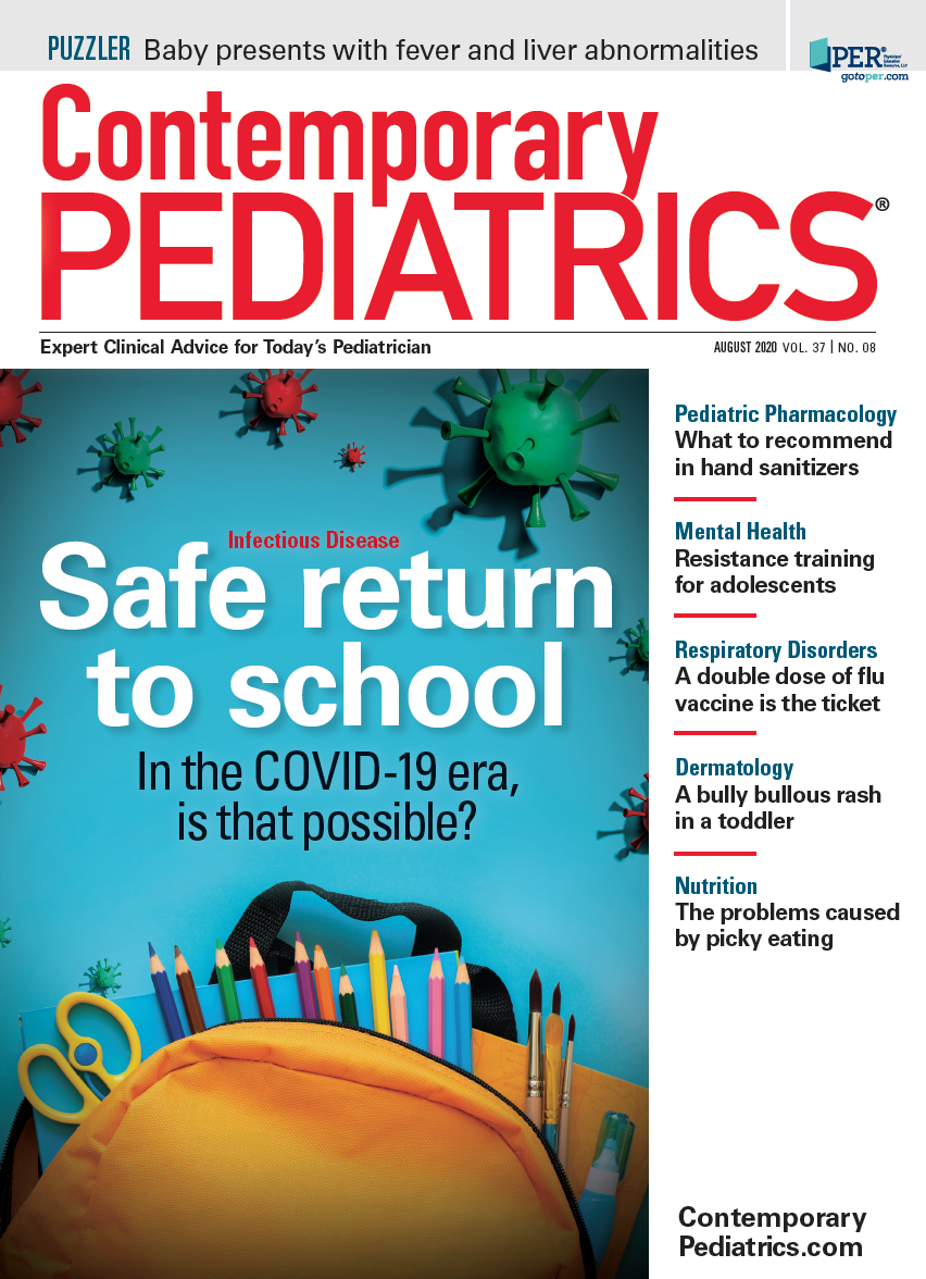 August 2020 Contemporary Pediatrics cover